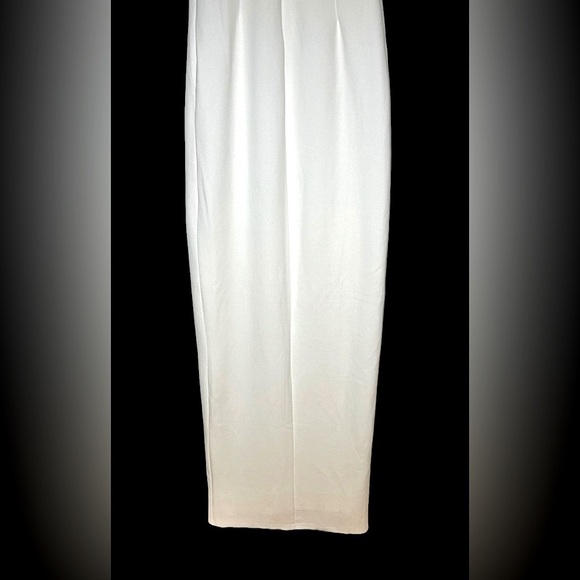 NWT Lulus Magnificent Impression White Square Neck Short Sleeve Maxi Dress, XS - Picture 9 of 13